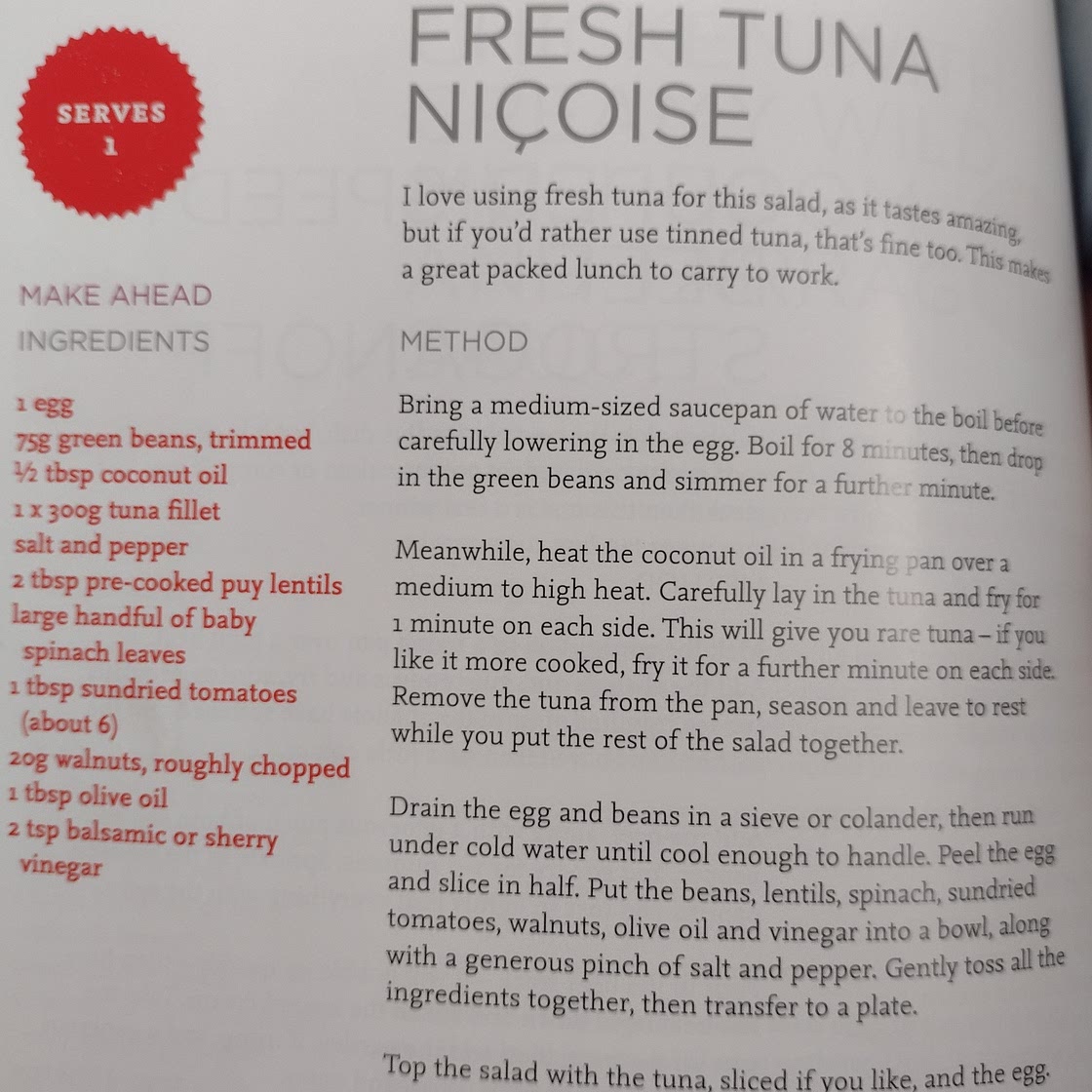 Tuna Nicoise