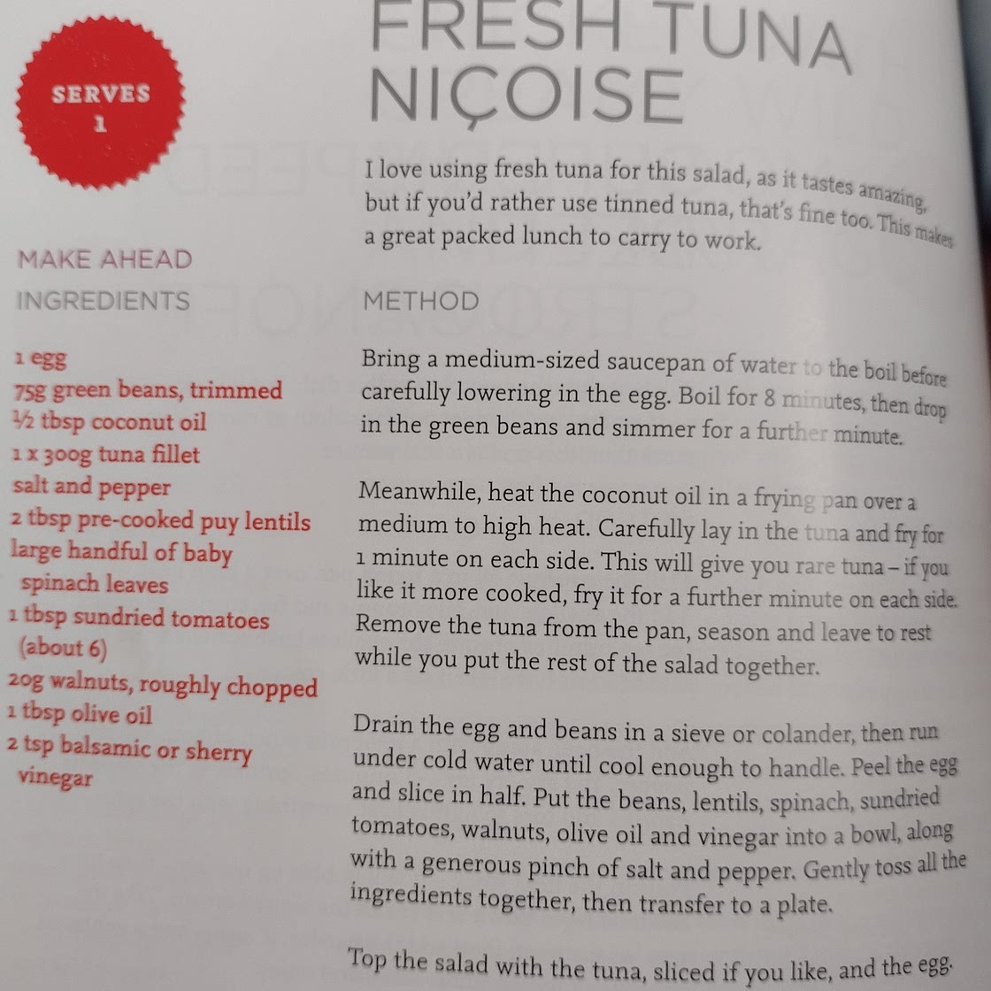 Tuna Nicoise
