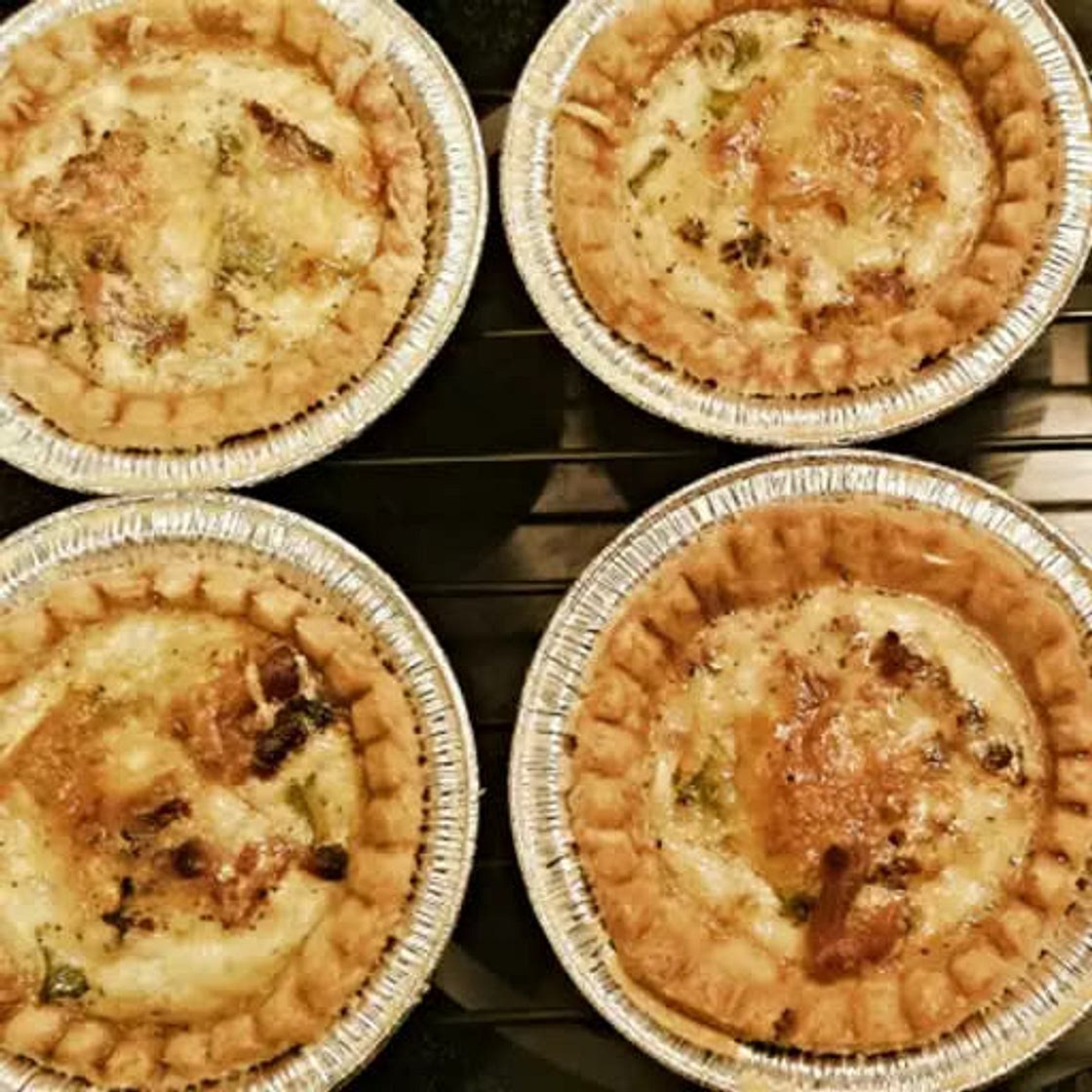 Freezer Friendly Mini Quiche Lorraines