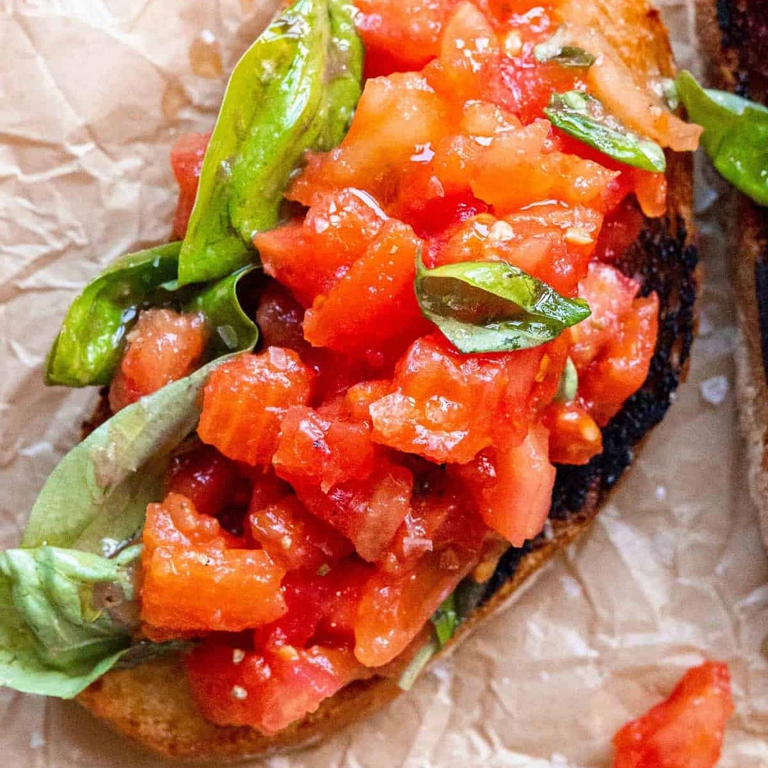 Tomato and Basil Bruschetta 