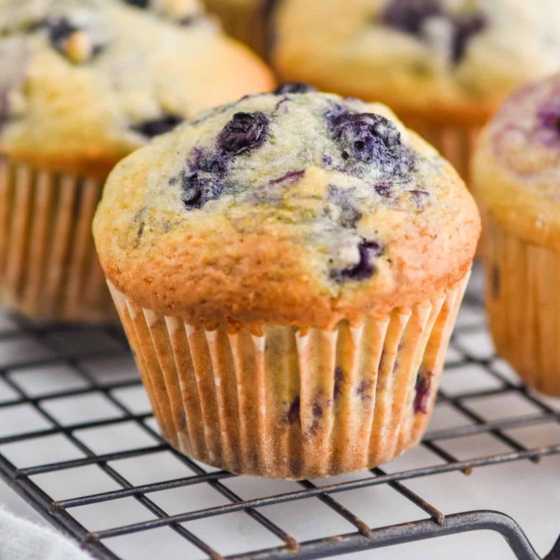 Healthy Blueberry Muffins