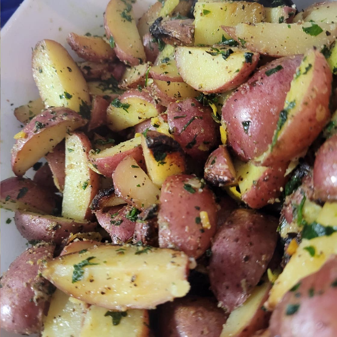 Lemon-Parsley Potatoes in Foil