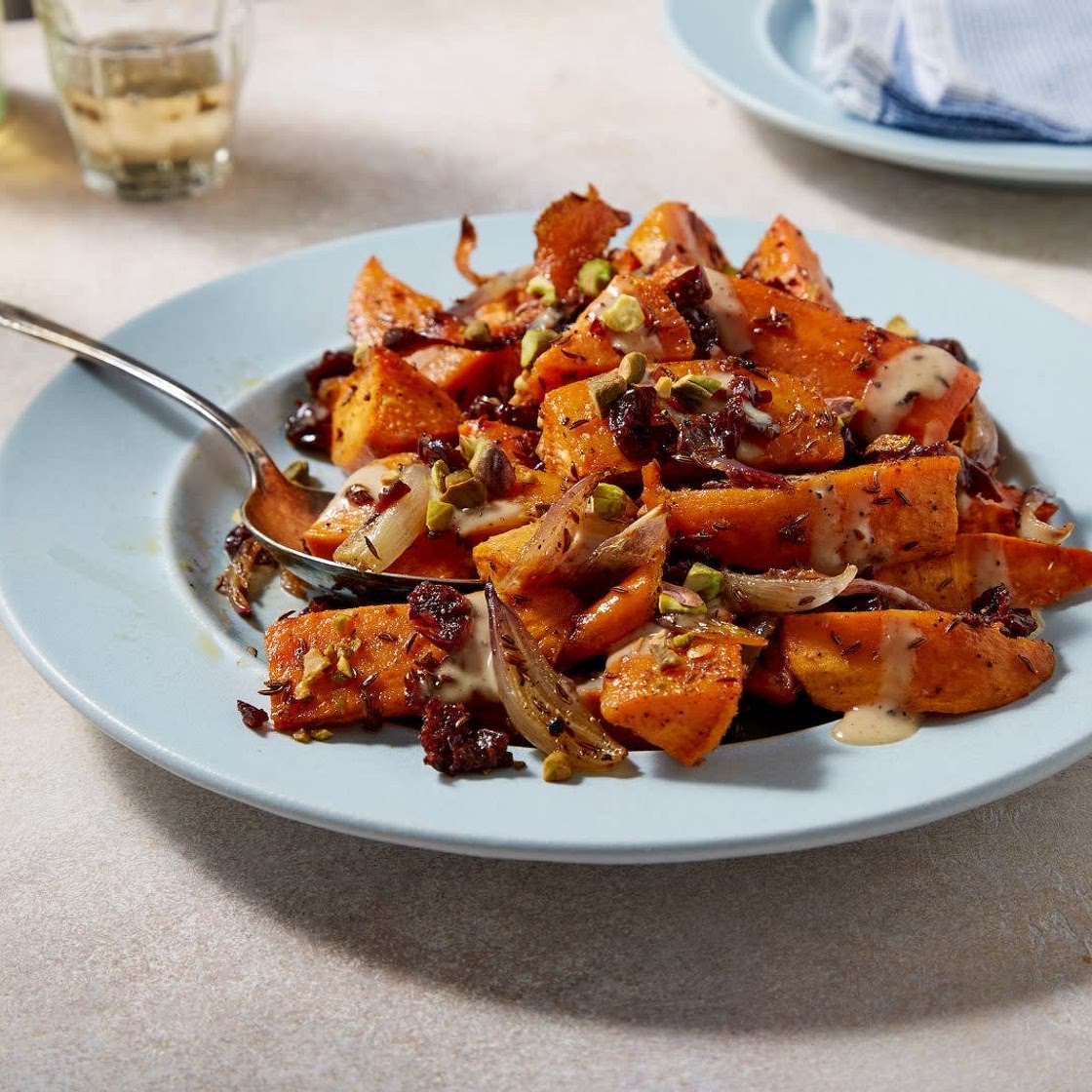 Citrus-Sesame Roasted Sweet Potatoes 