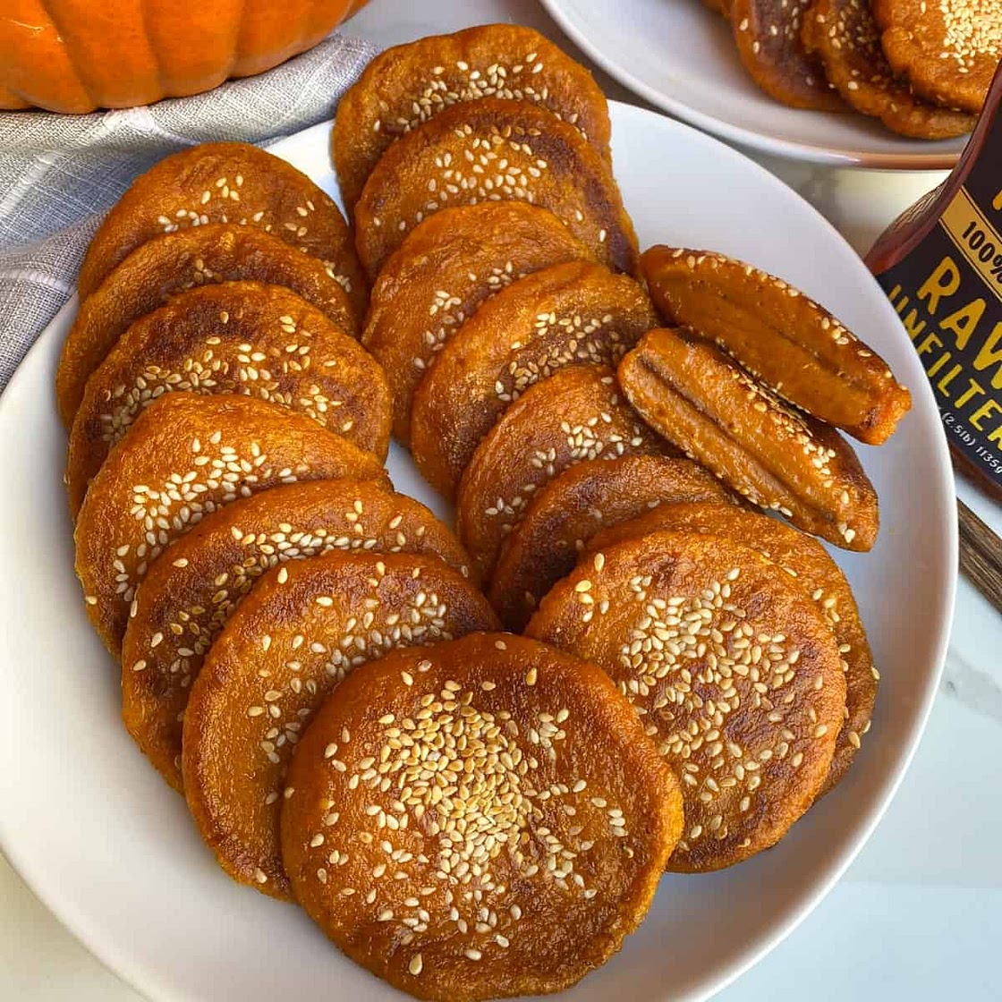 Chinese pumpkin cake（南瓜饼