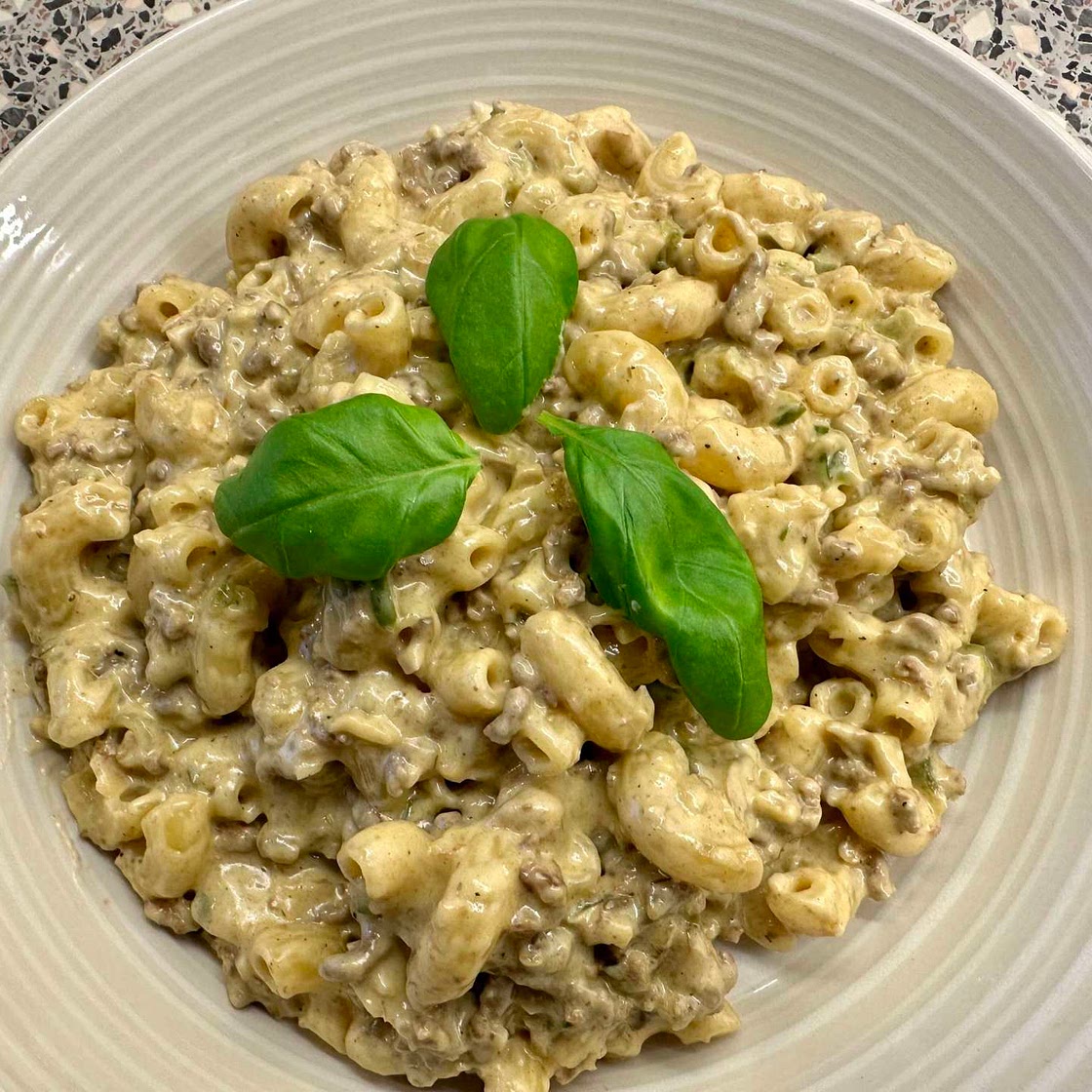 Philly Cheese Steak Pasta