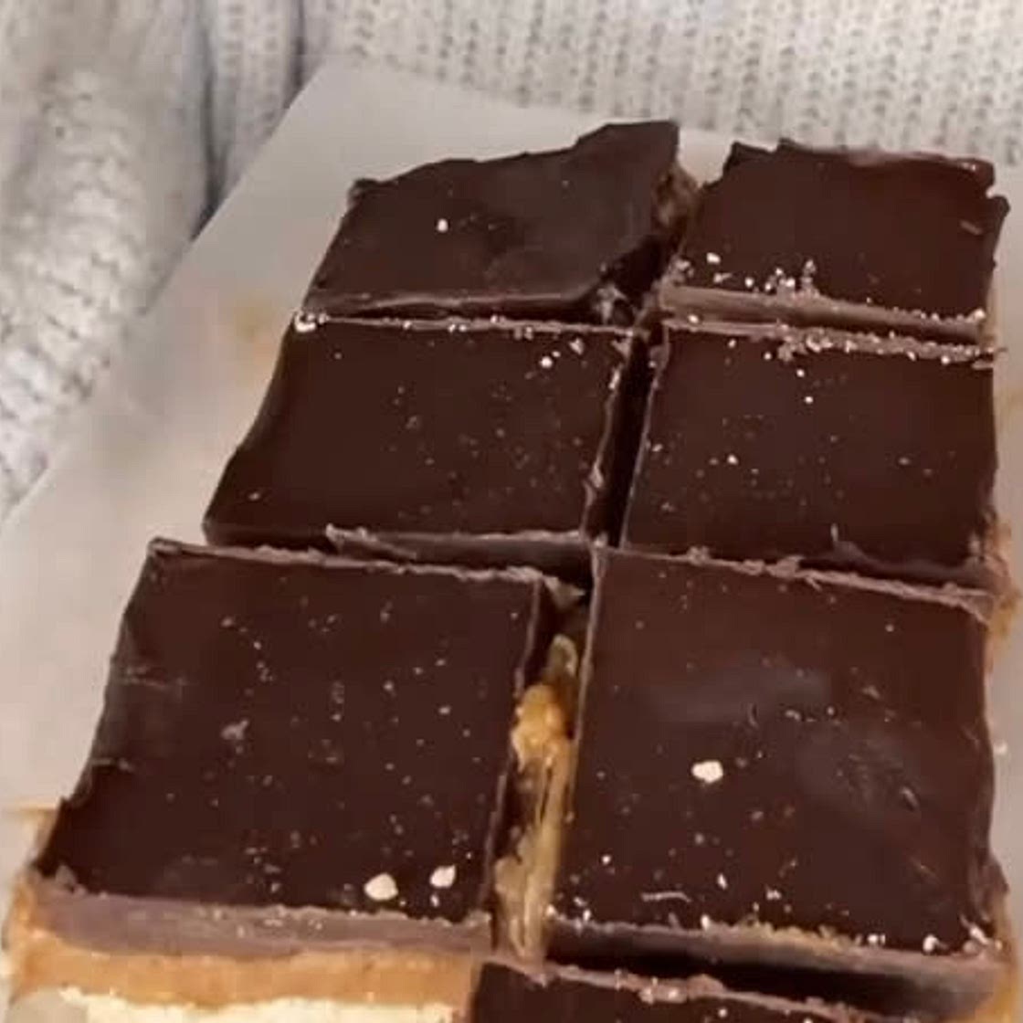 Chocolate and date caramel slice