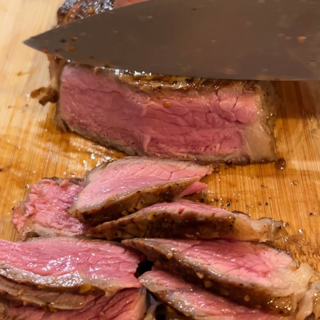 The Perfect Medium Rare Steak (Pan Seared)