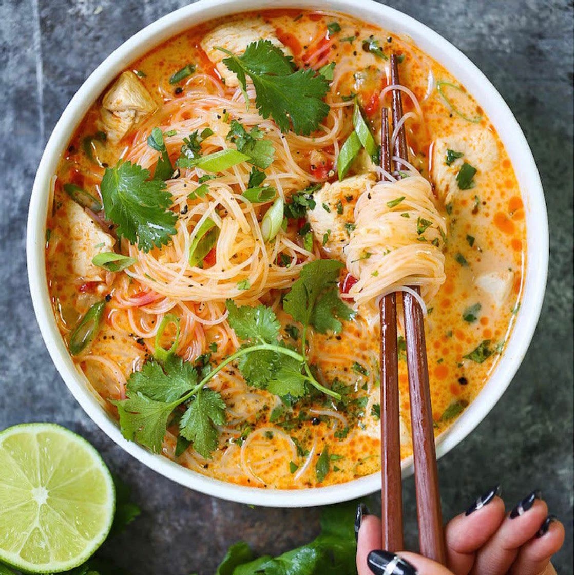 Thai Red Curry Noodle Soup