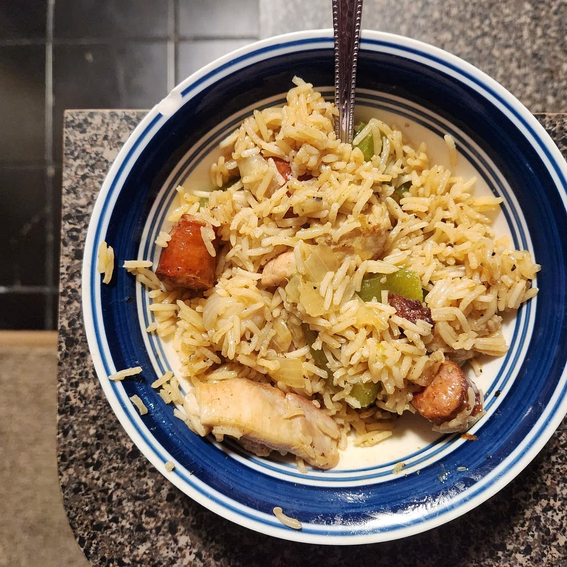Chicken and chorizo rice