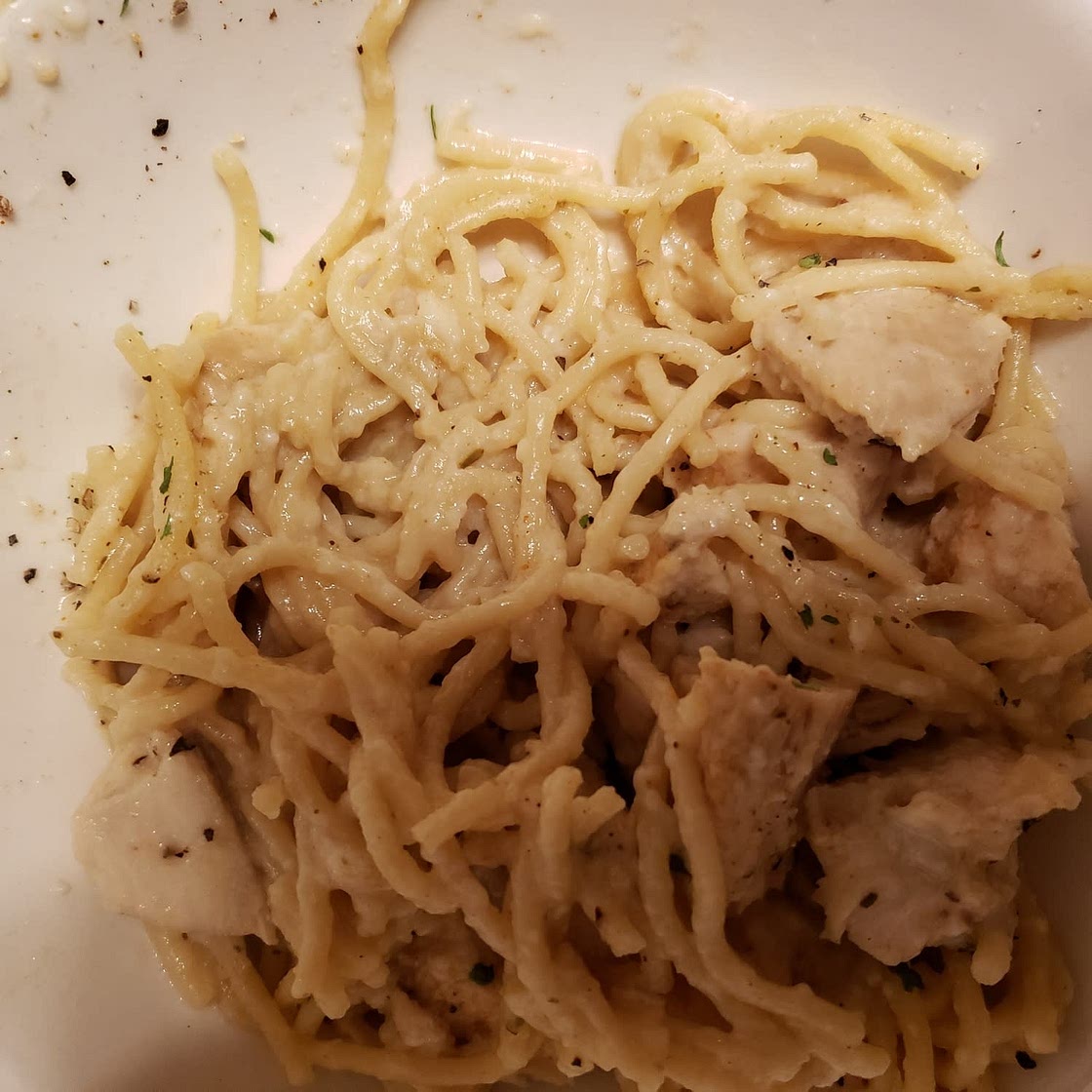 Healthy Chicken Alfredo