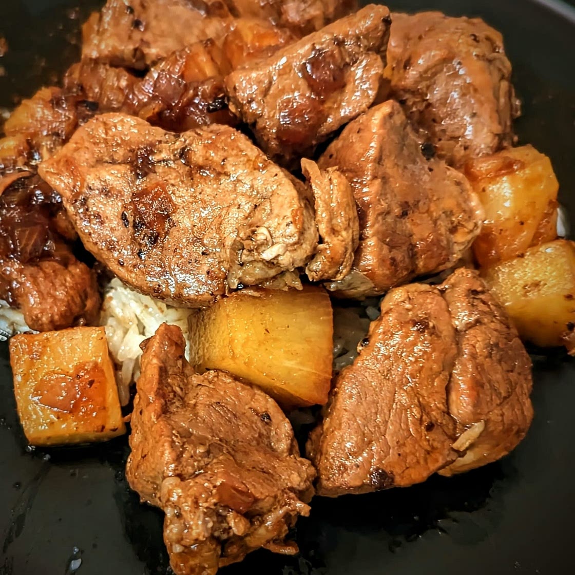Pork Adobo with Pineapple