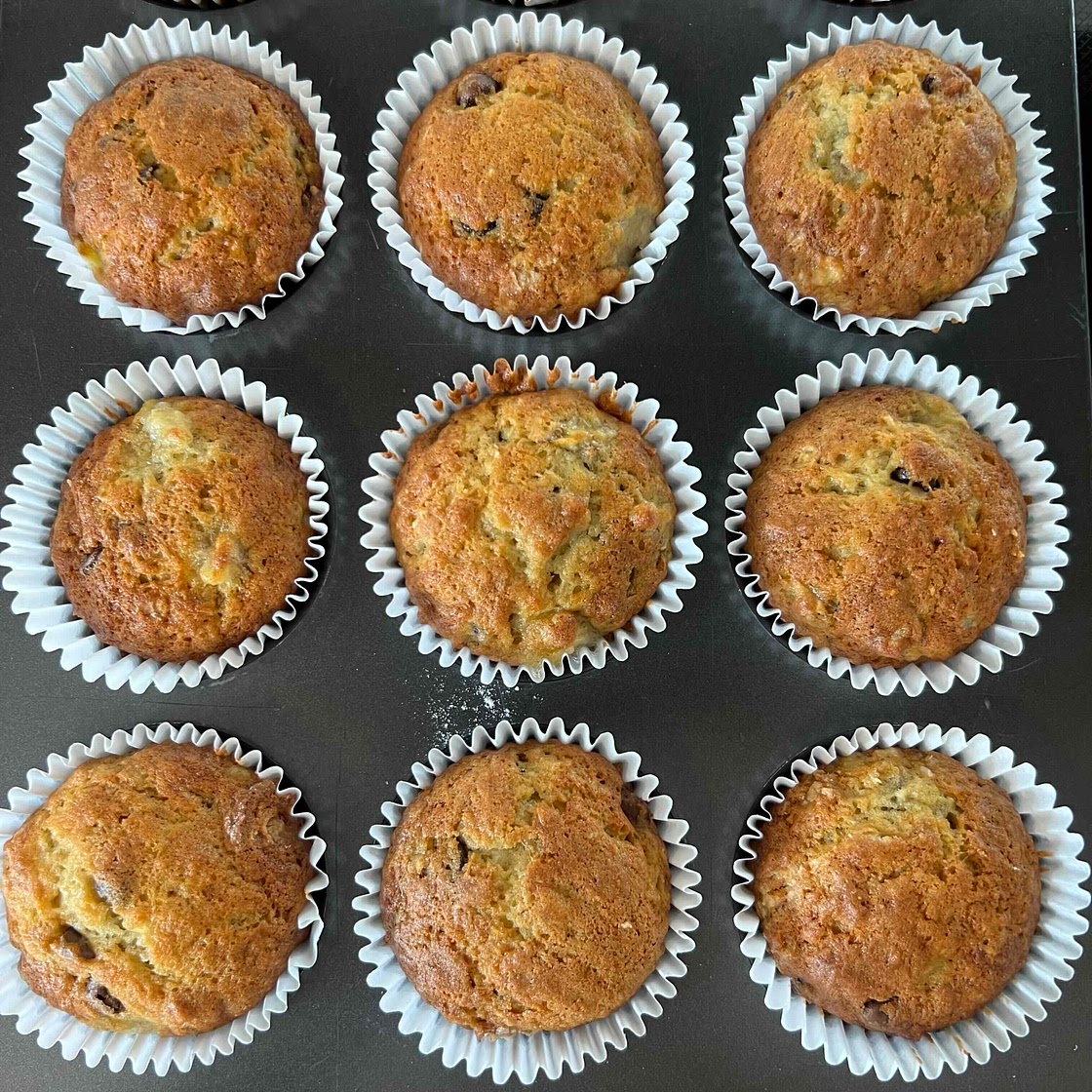 Chocolate Chip and Banana Muffins