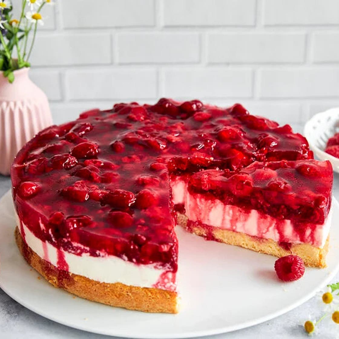 Himbeer-Joghurt-Torte