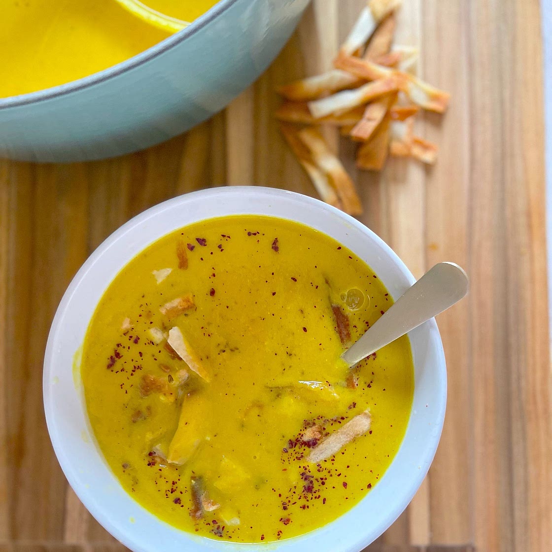 Palestinian Style Red Lentil Soup