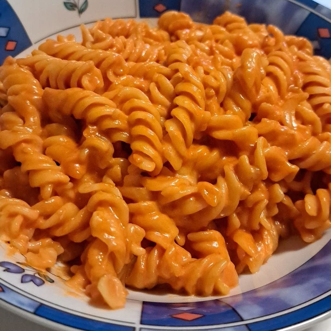 Tomato Cream Pasta with Fusilli 🍝