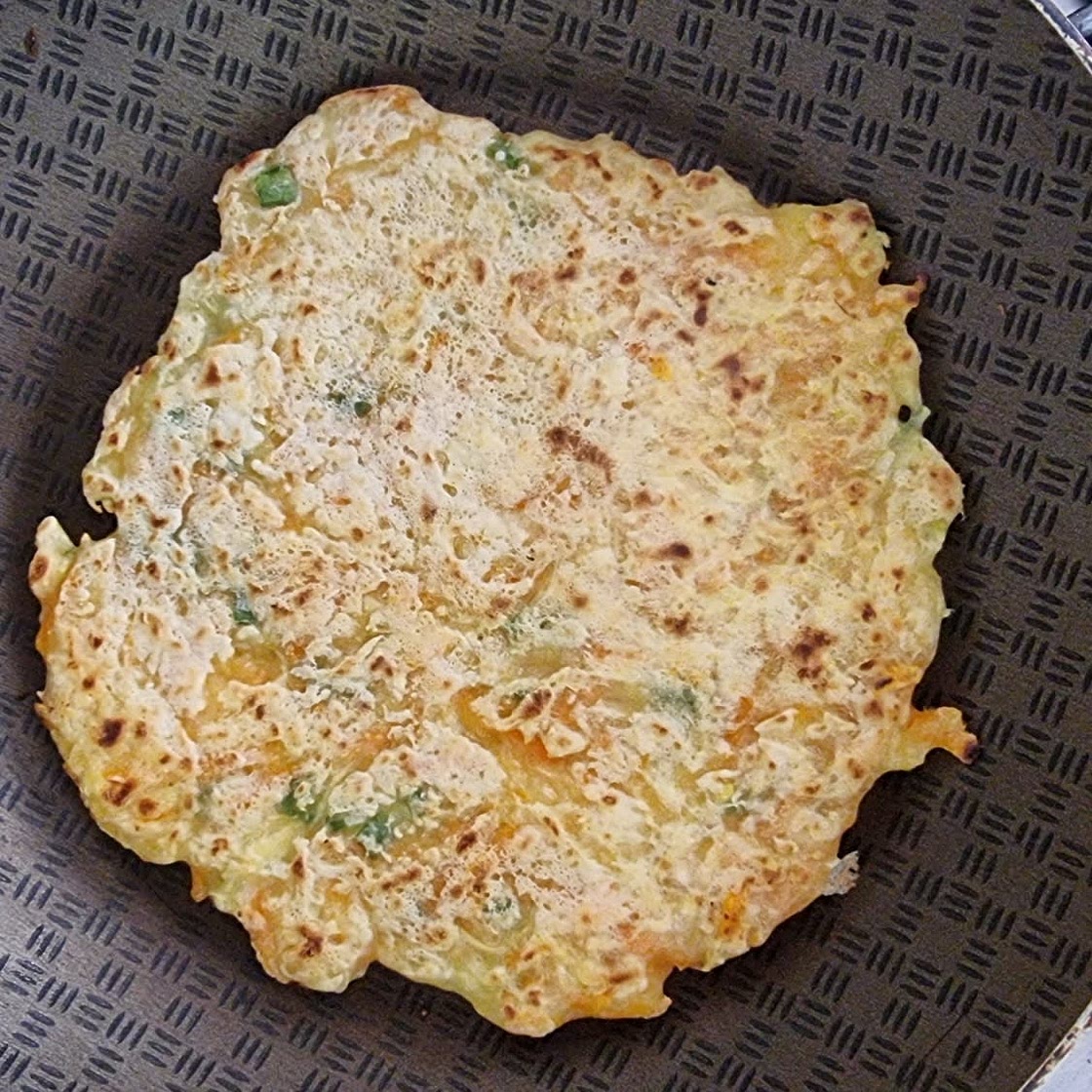Korean Vegetable Pancakes ("Yachaejeon")