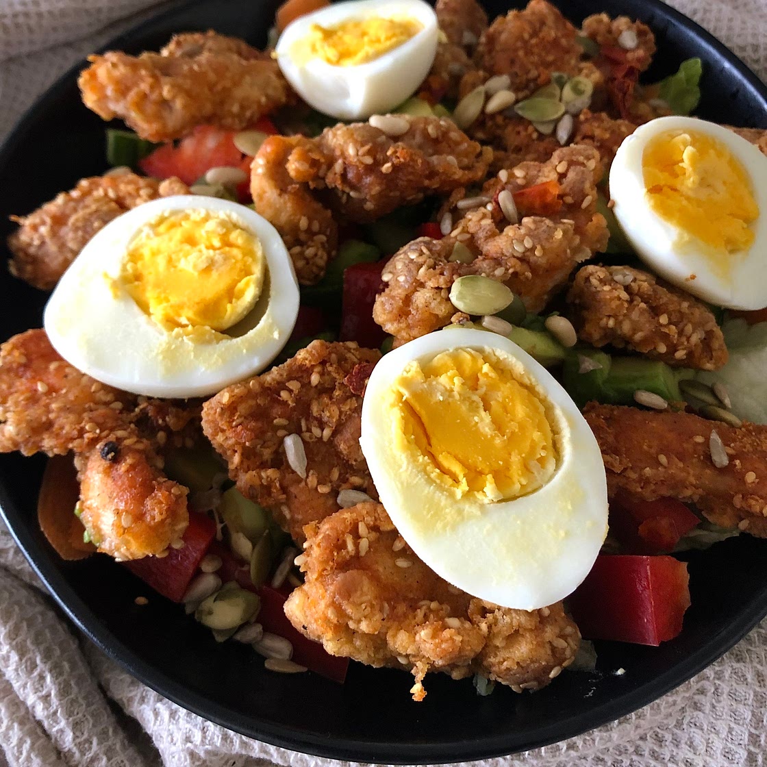 Crispy sesame chicken