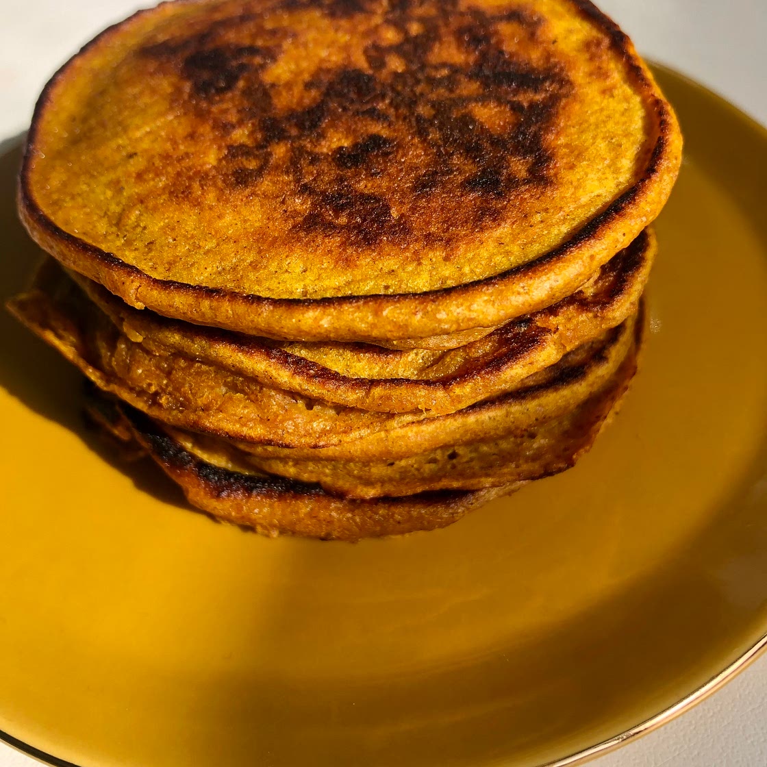 Pumpkin pancakes