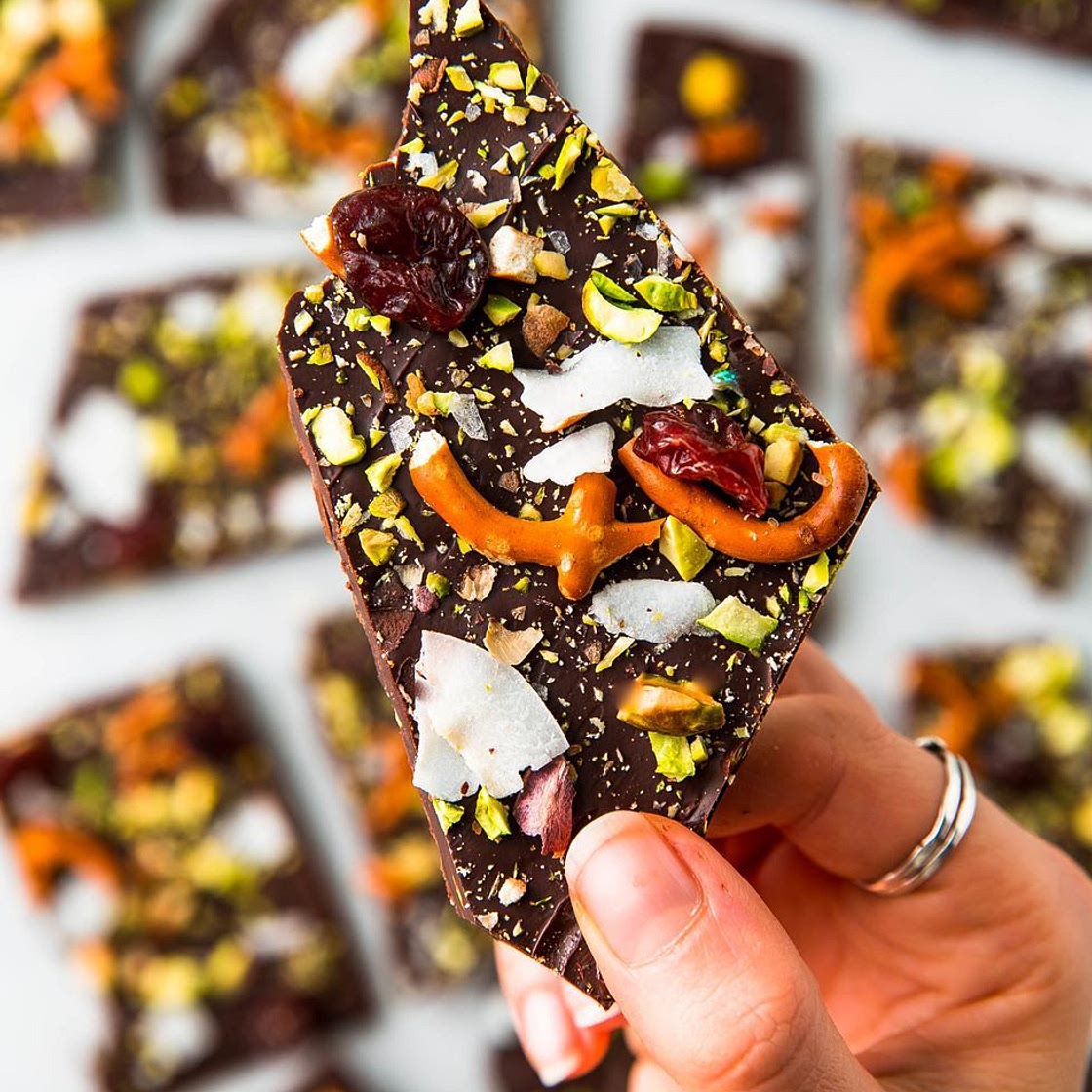 Sweet 'N Salty Chocolate Bark