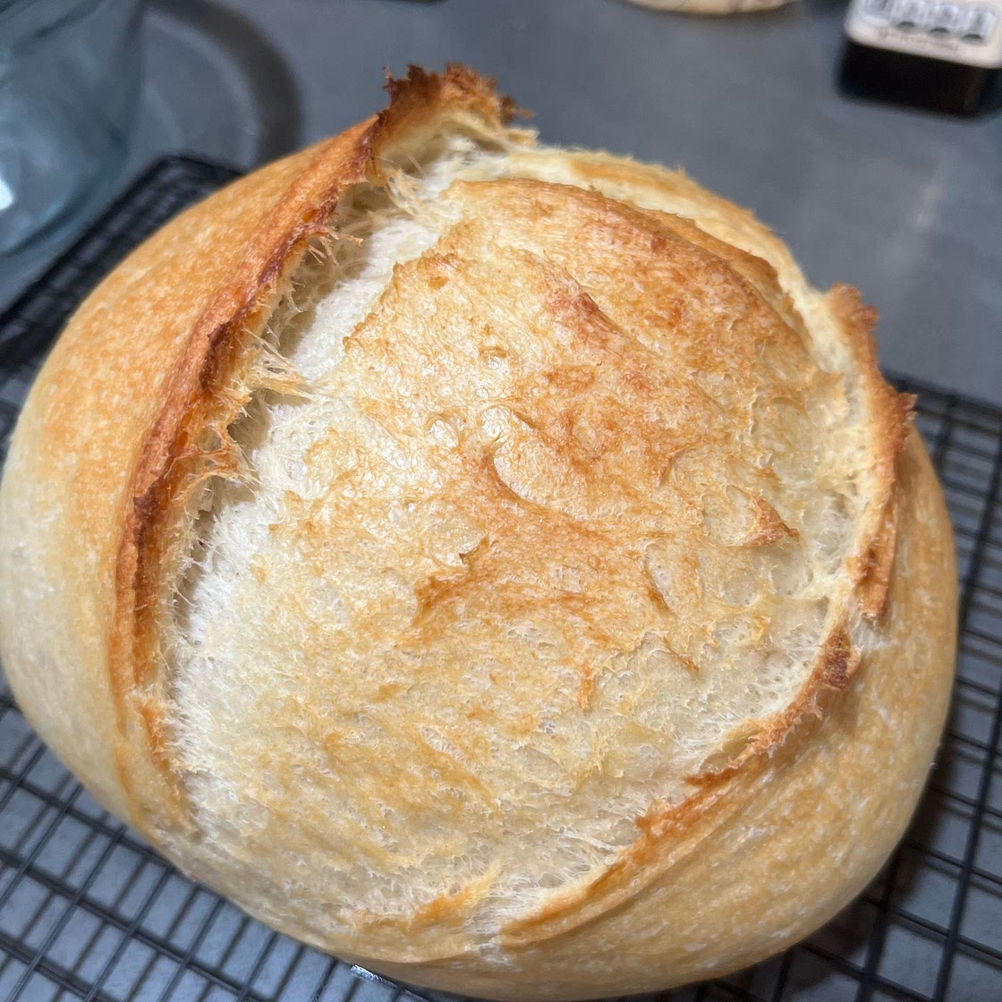 Rustic Italian Crusty Bread Recipe