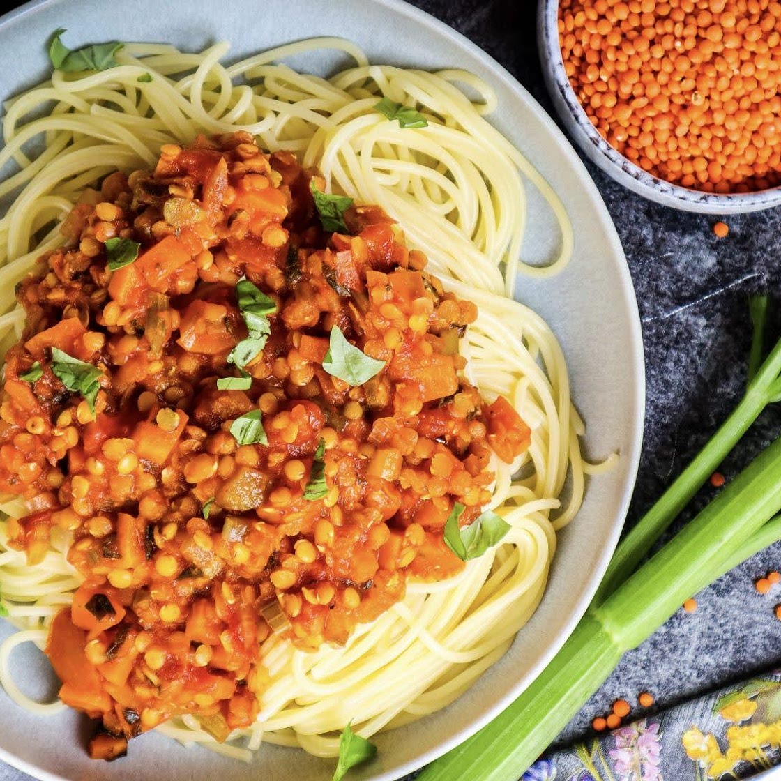 Linsen Bolognese