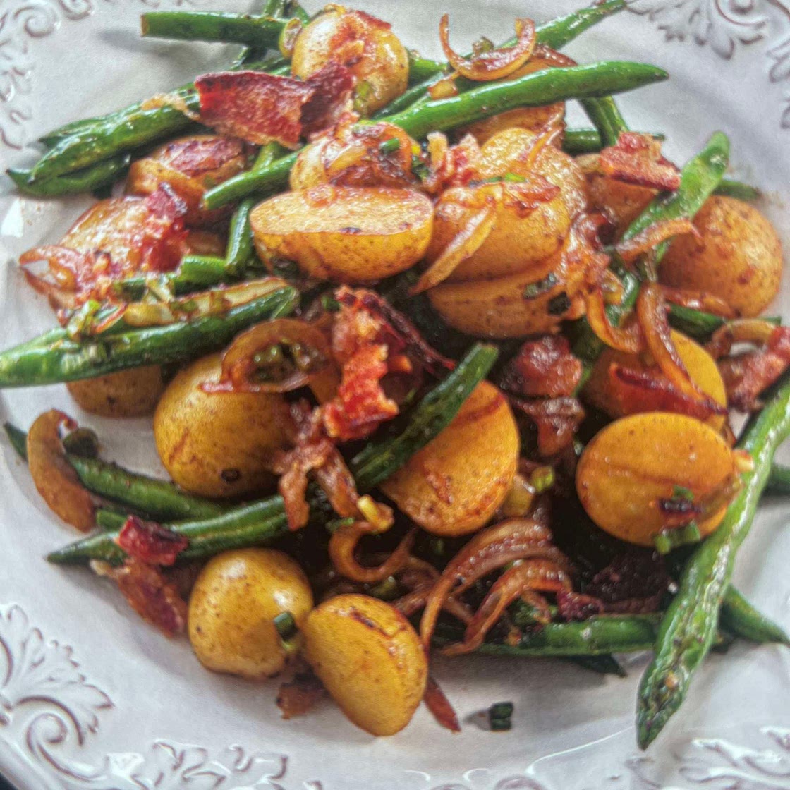 Potatoes & Green Beans with Bacon