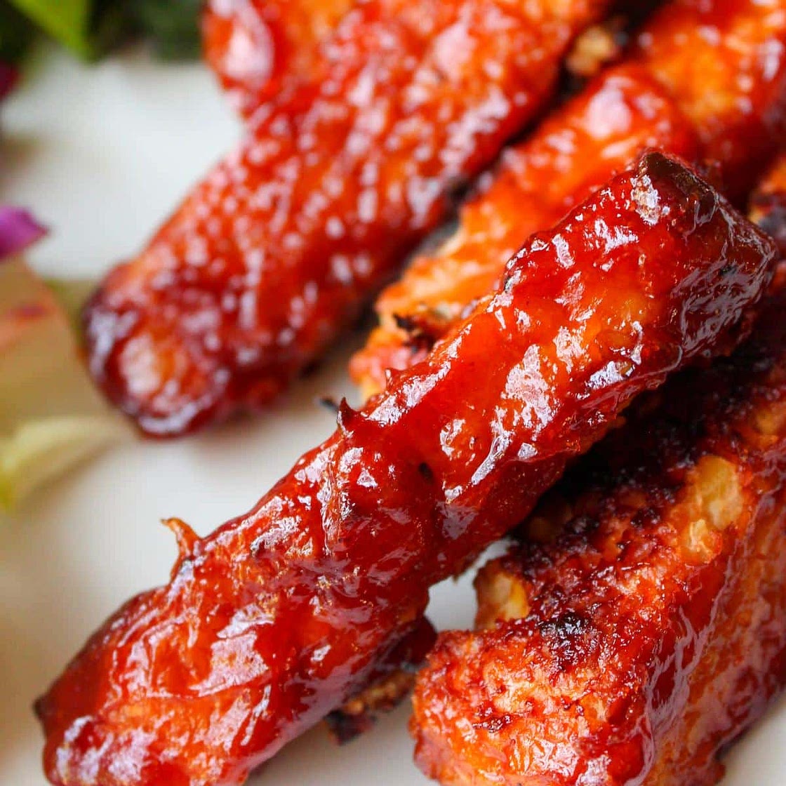 Easy bbq tempeh