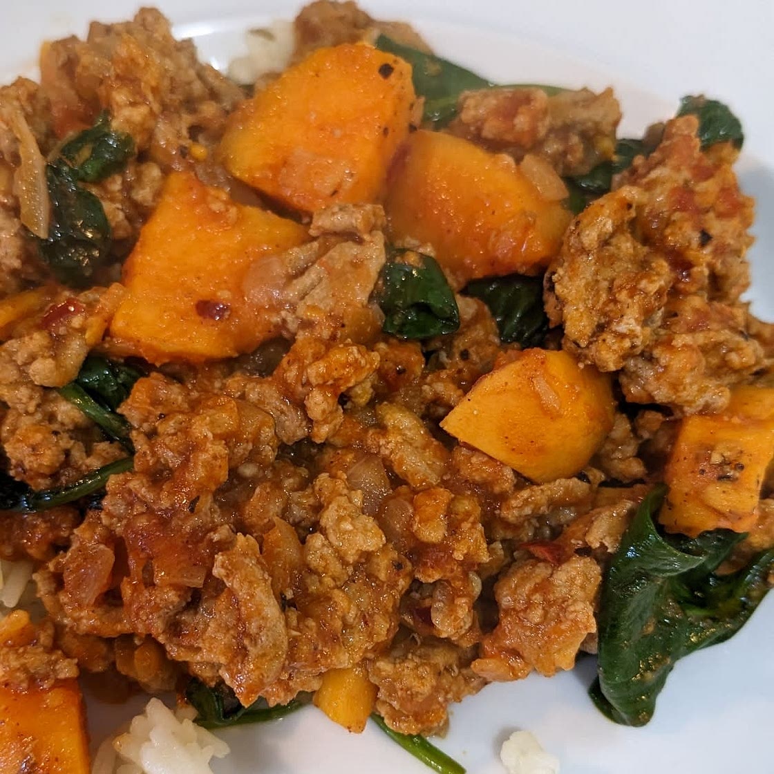 One-Dish Ground Turkey Sweet Potato Skillet