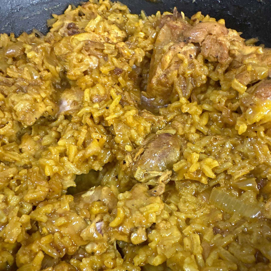 Easy One Pan Chicken with Turmeric Rice