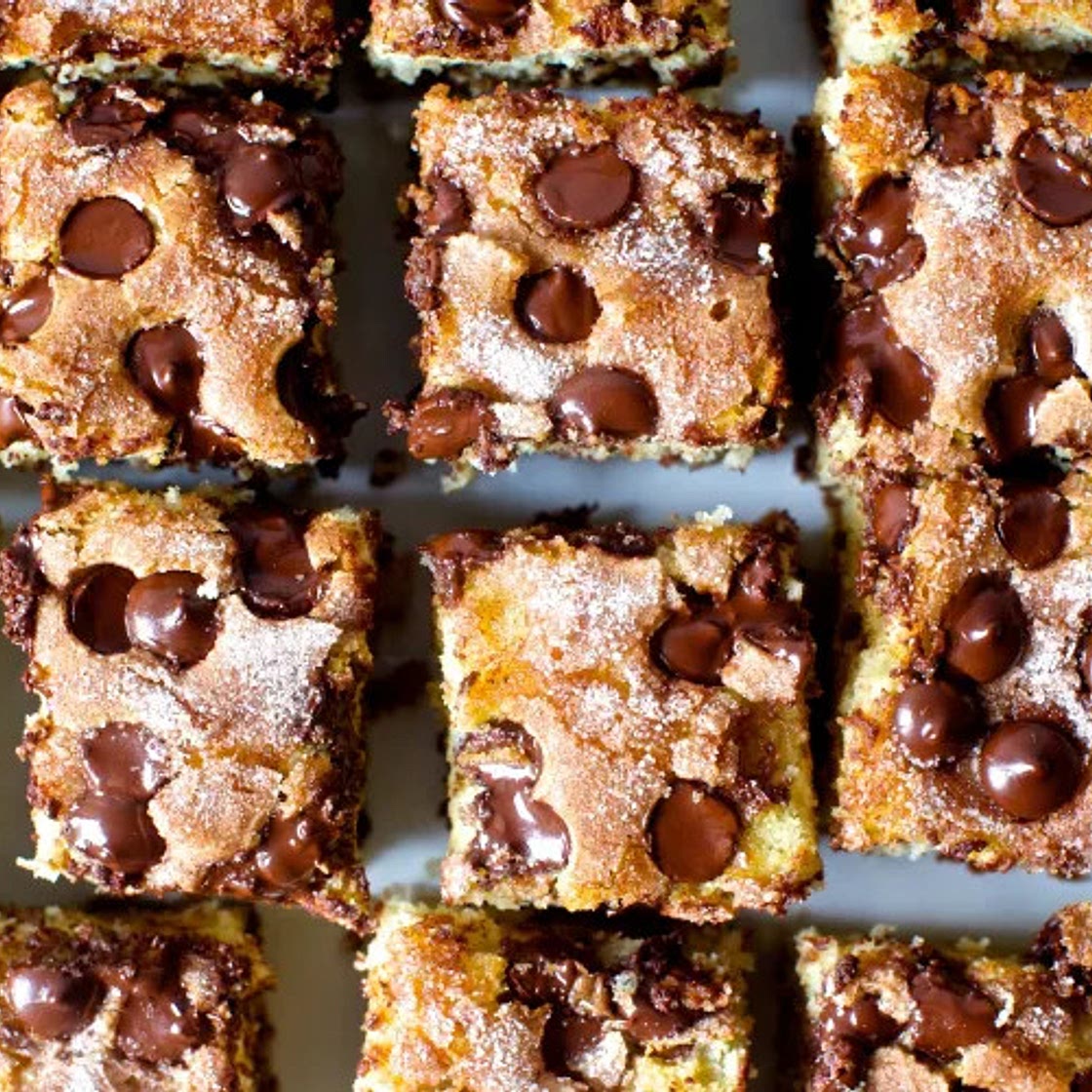 Chocolate Chip Sour Cream Coffee Cake