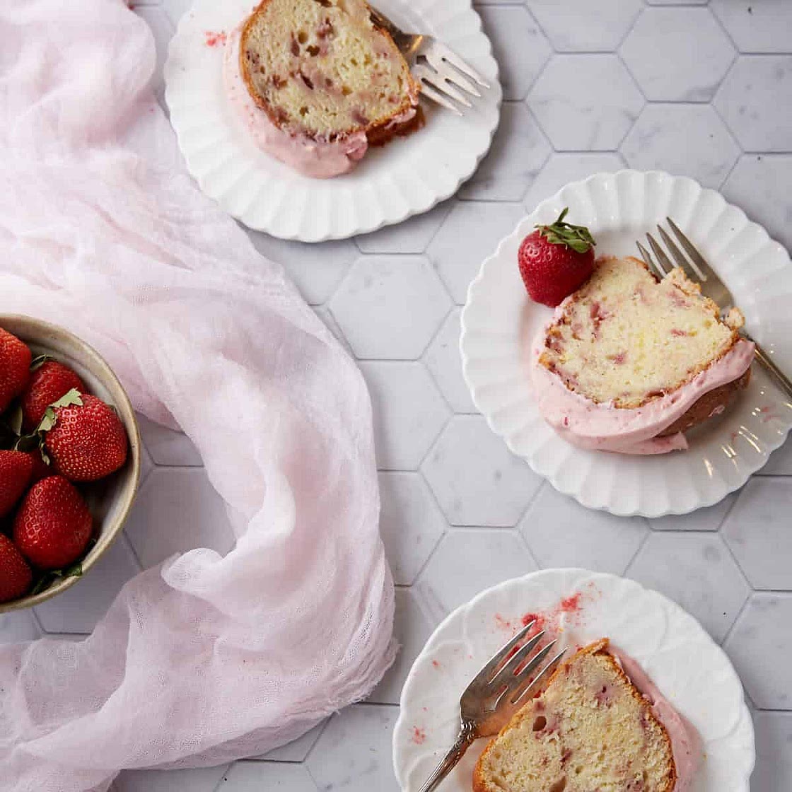 Strawberry Yogurt Cake Recipe