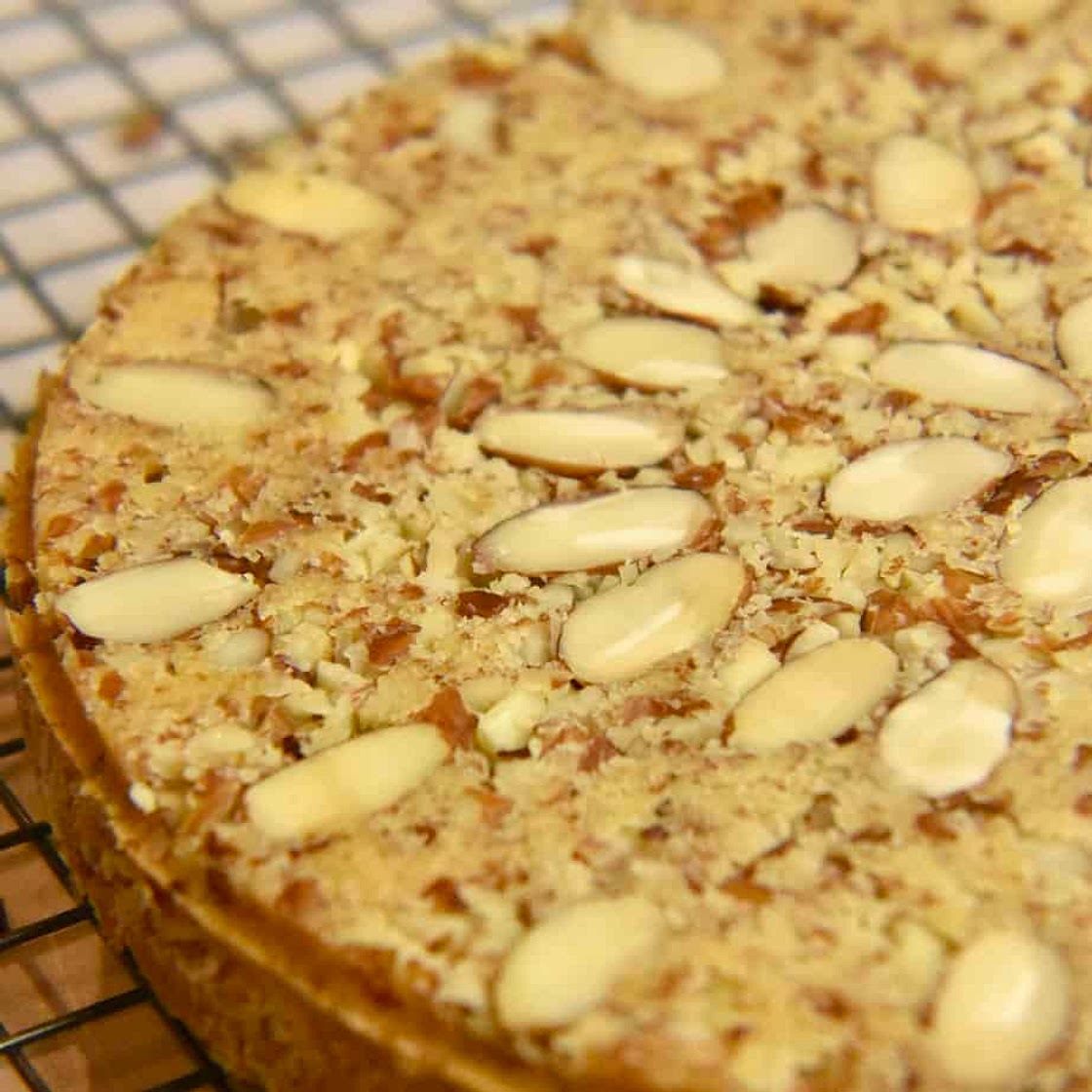 Pakistani Bakery Style Almond Cake