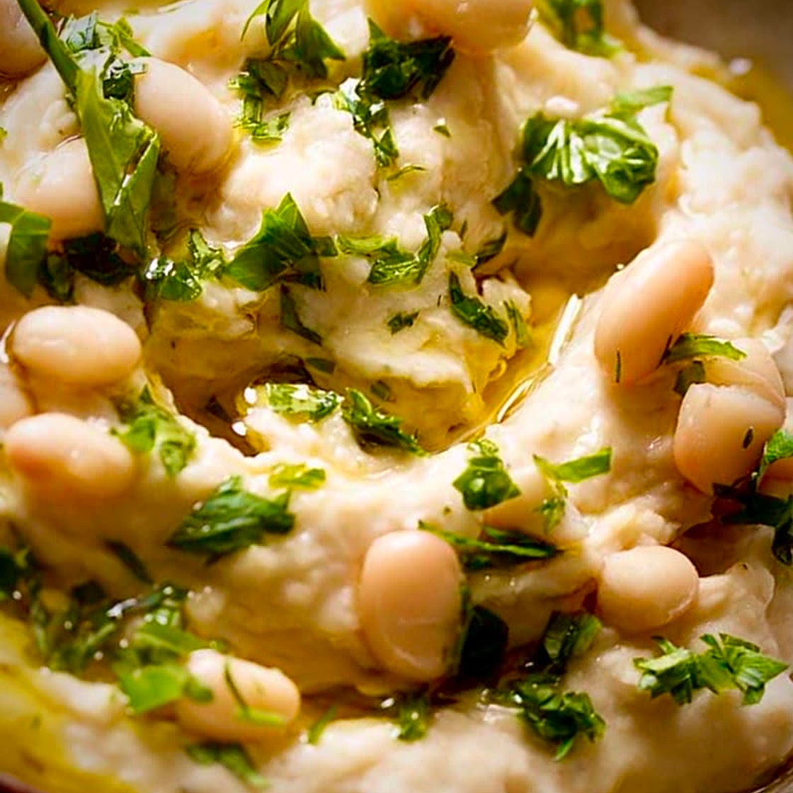 Mutabbal Fasolia or “Cannellini White Beans Dip”