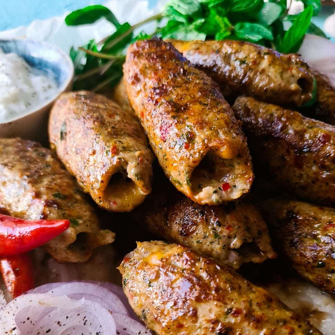 Chicken Cheddar Kabab