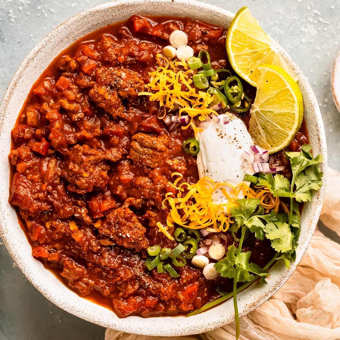 Easy Texas No Bean Chili