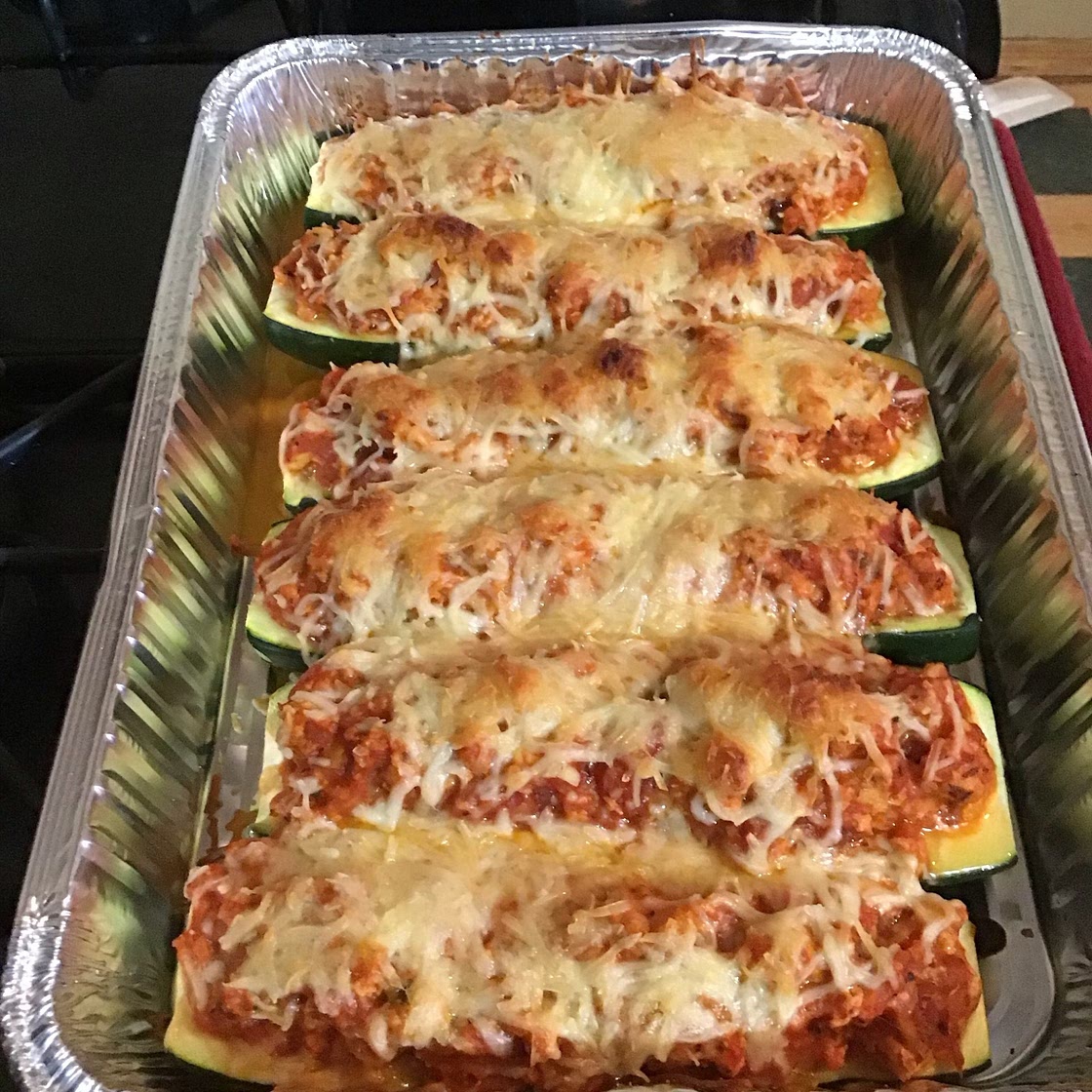 Keto Chicken Parmesan Zucchini Boats (Easy & Healthy!)