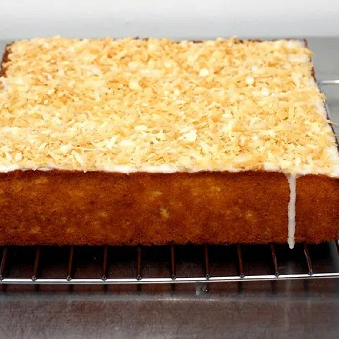 Key Lime Coconut Cake