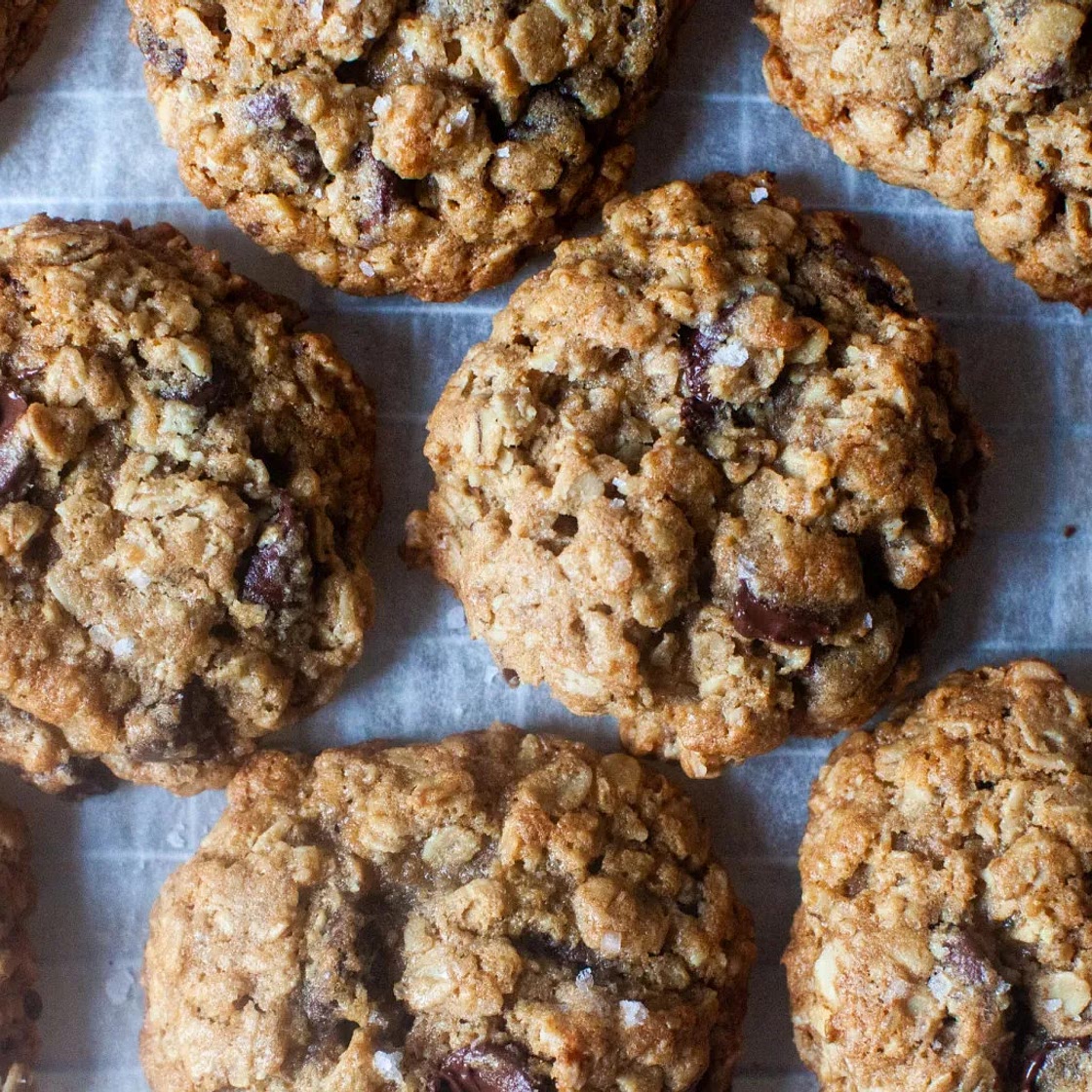 Whole Wheat Oat Chocolate Cookies