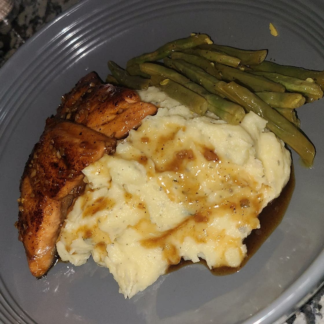 Crispy Honey Orange Glazed Salmon