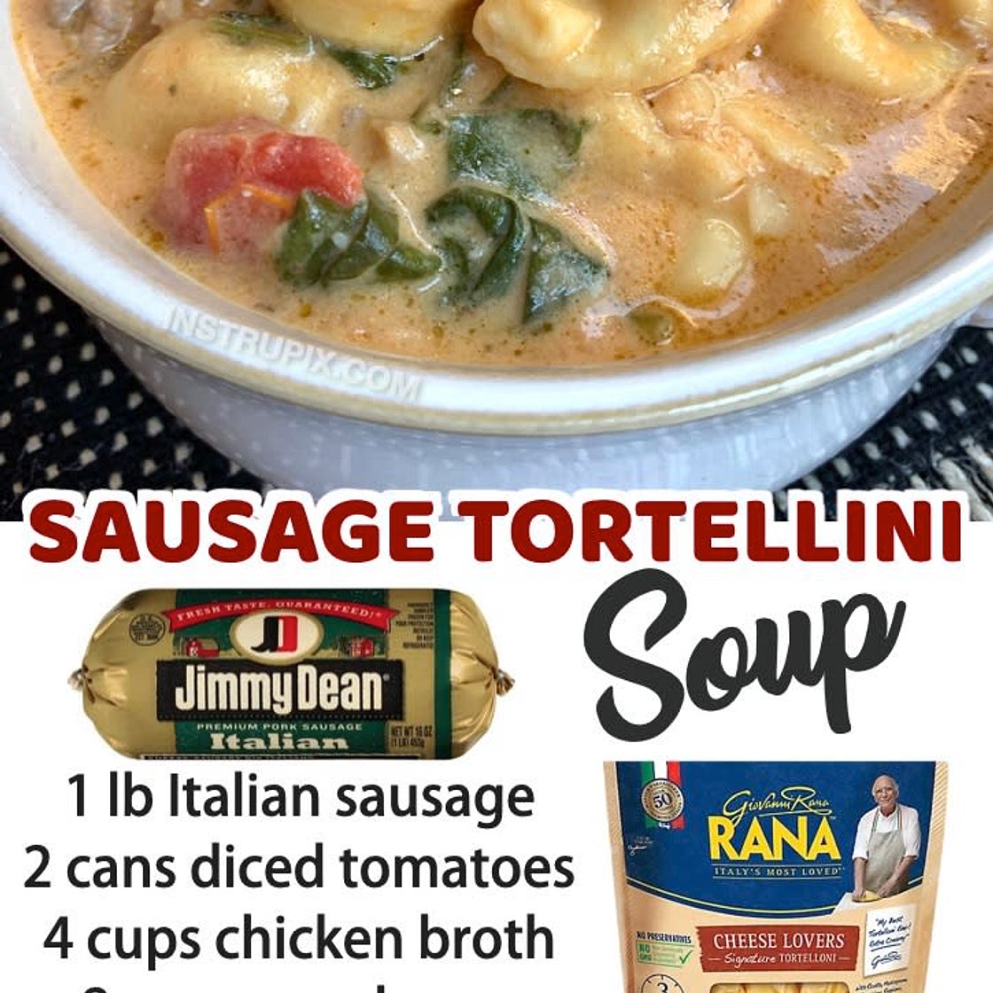 Tortellini & Sausage Soup