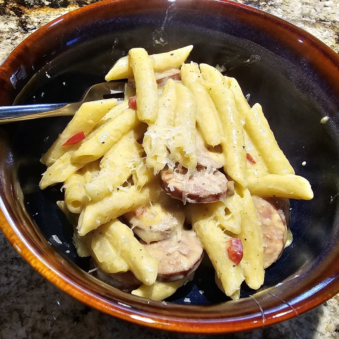 Skinny Cajun Chicken Pasta
