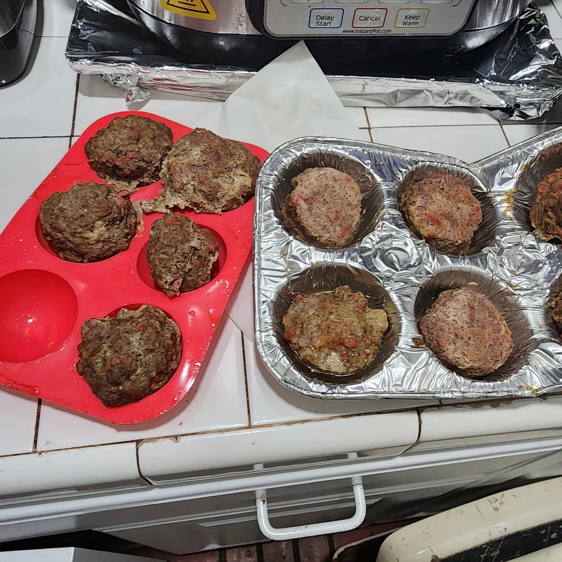 Instant Pot Bacon Mini Meatloaf