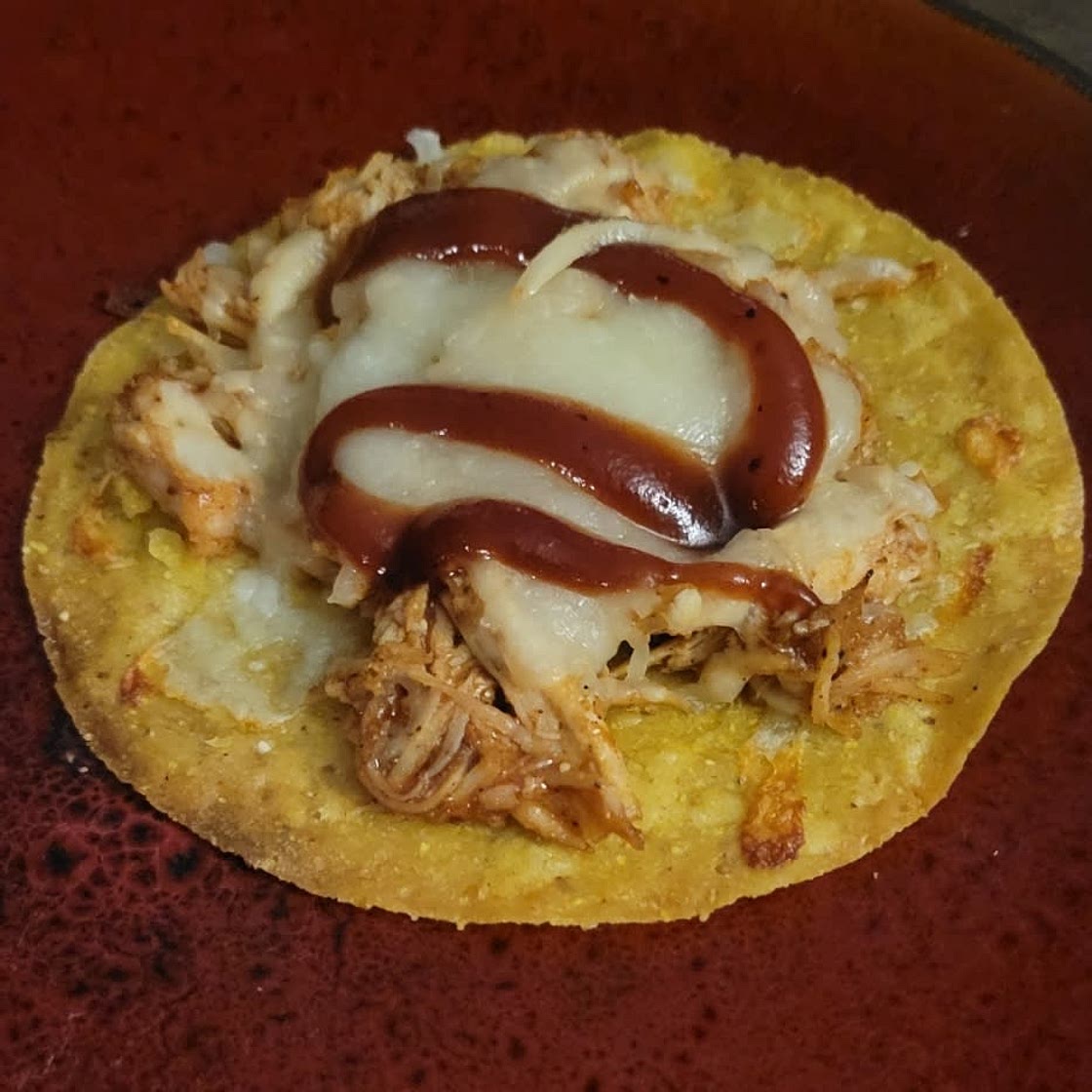Easy BBQ Chicken Tostadas