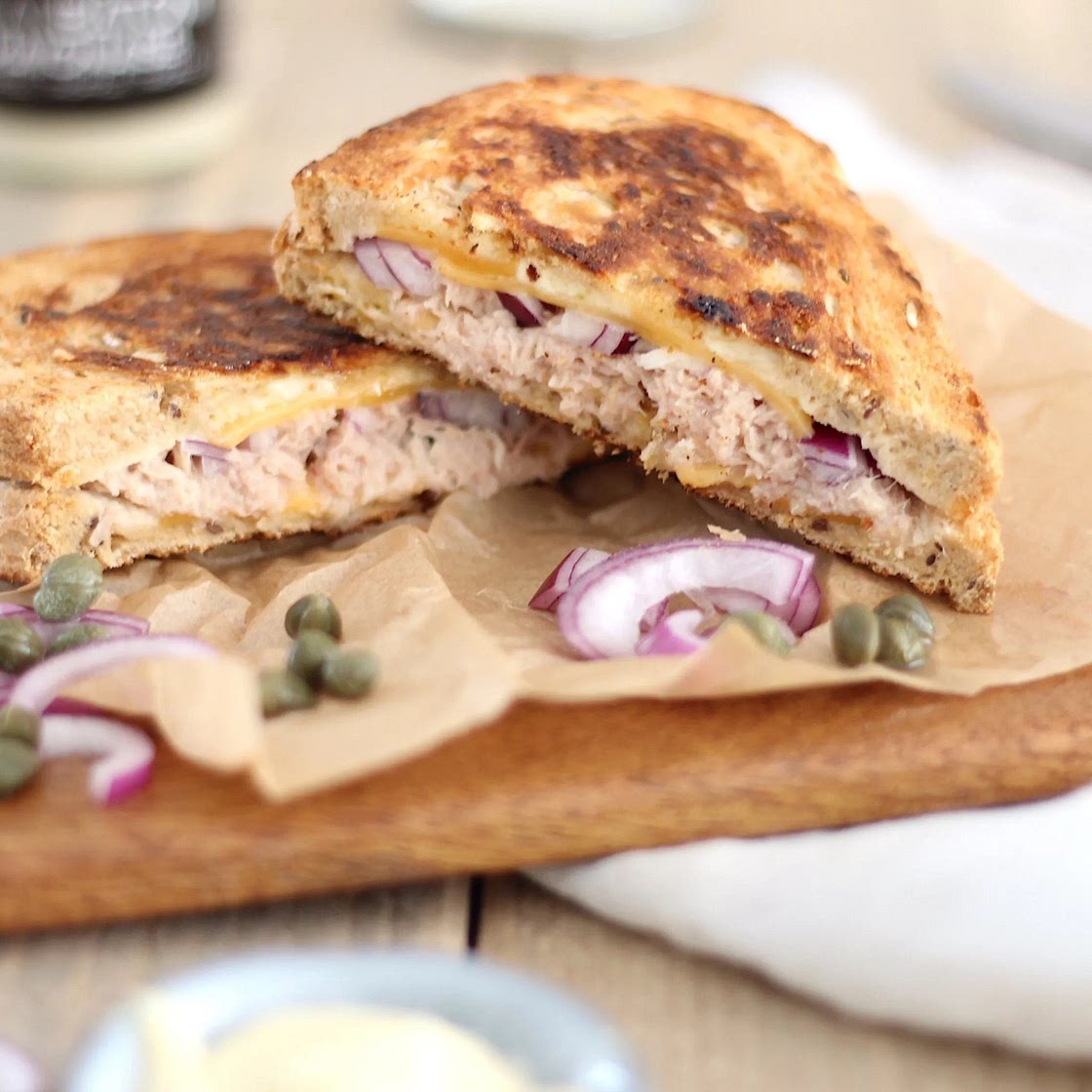 Tuna grilled cheese