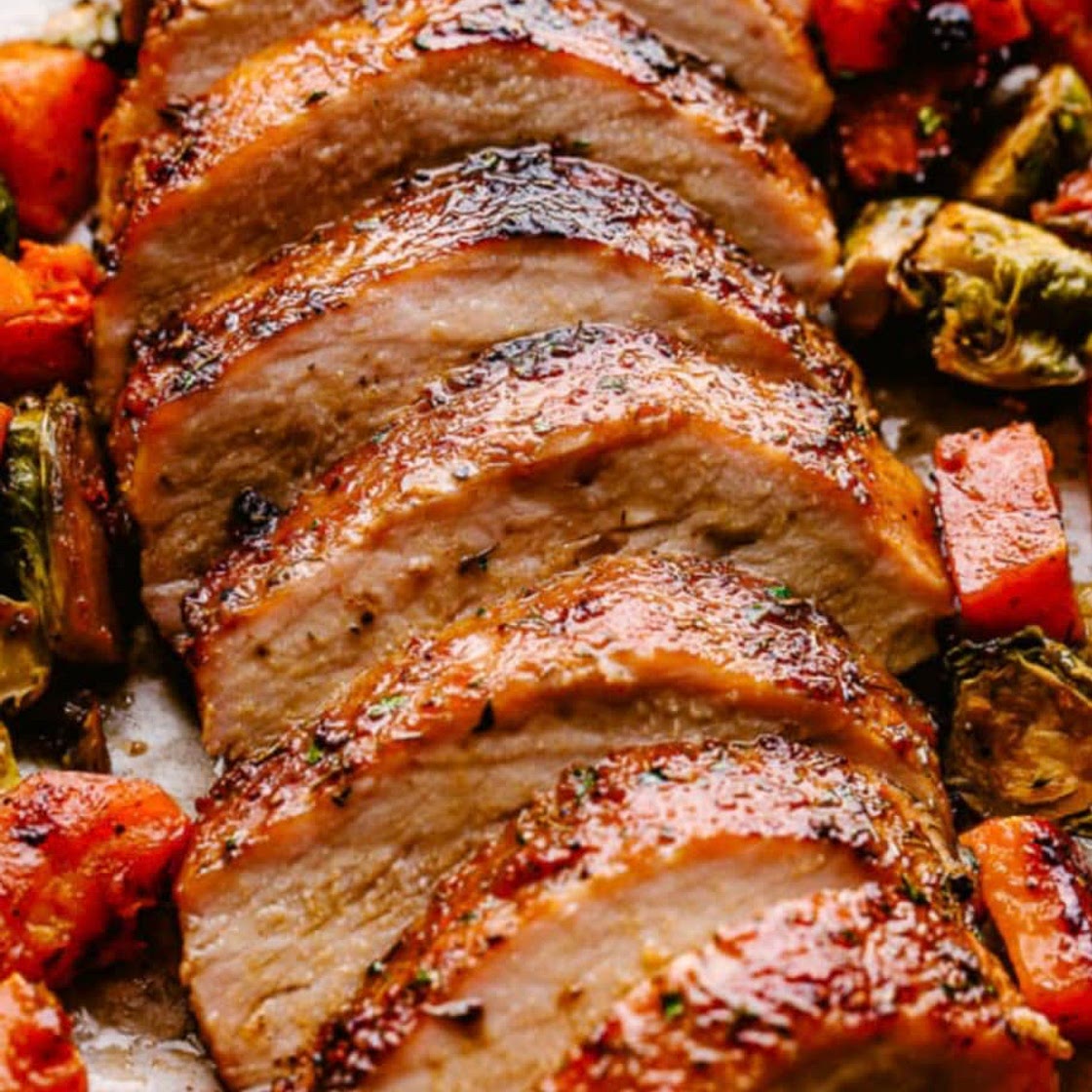 Honey Garlic Pork Loin Roast