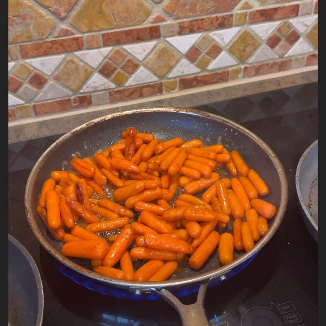 Brown sugar maple carrots 