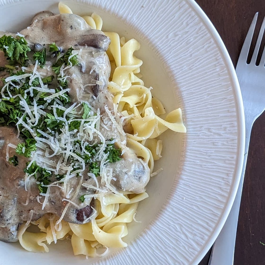 Mushroom Stroganoff (Vegetarian)