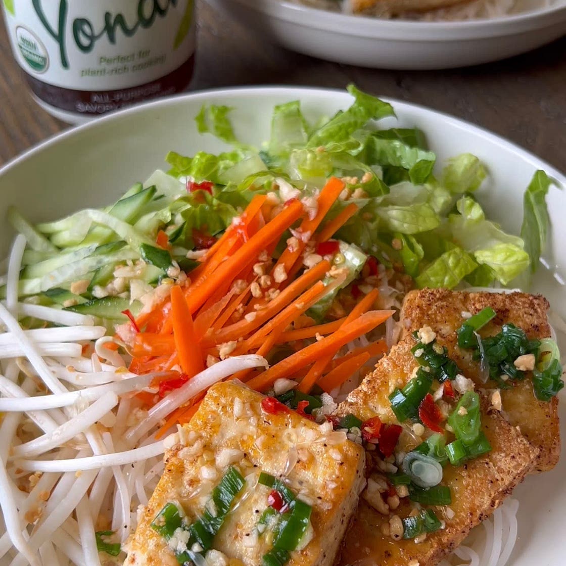 Vegan Tofu Vermicelli Bowls
