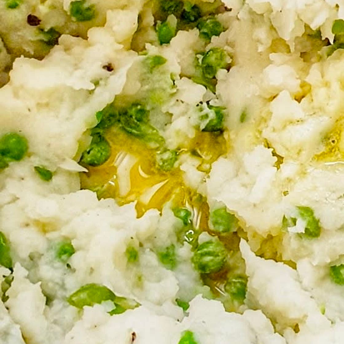 Mutabbal Batata or Green Pea & Mint Potato Mash