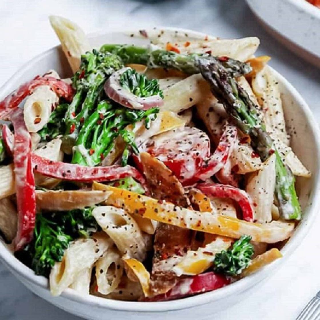 Creamy Pasta Primavera - Delight Gluten-Free